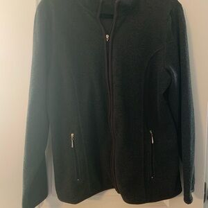 Karen Scott zip up jacket.